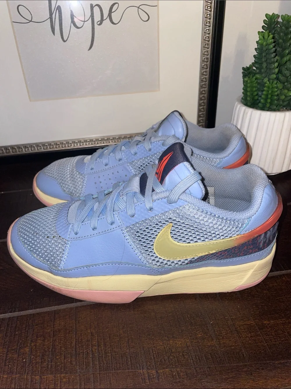 Nike Ja 1 Day 1 Ja Morant Low-Top Basketball Sneakers Size 6Y Unisex Women’s 7.5